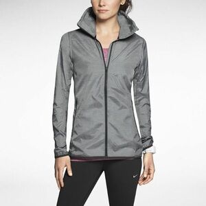 NIKE Lux Iridescent Convertible Running Jacket